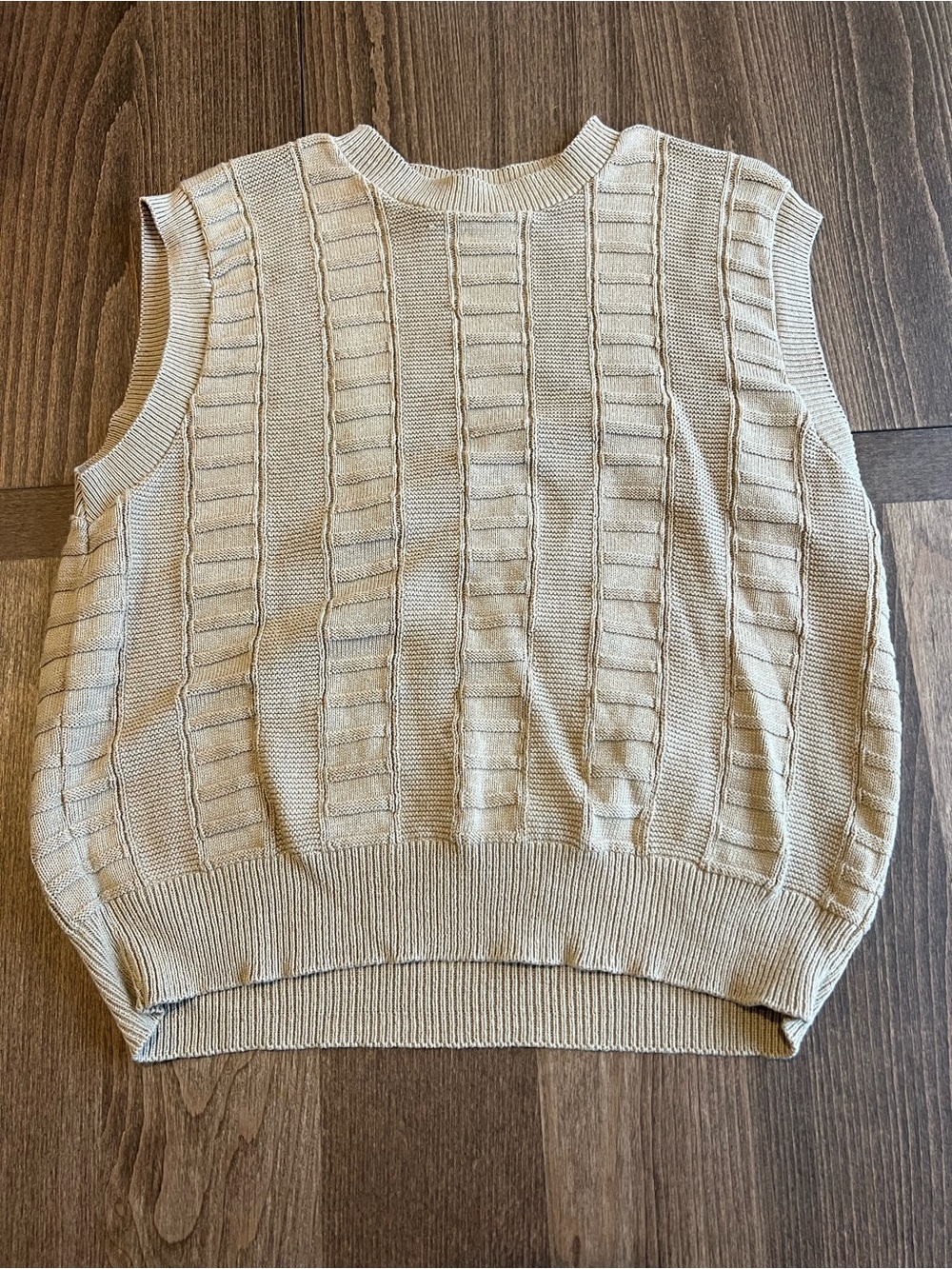 Knit Sleeveless Sweater Vest Old Money Grandpa Minimalist Academia